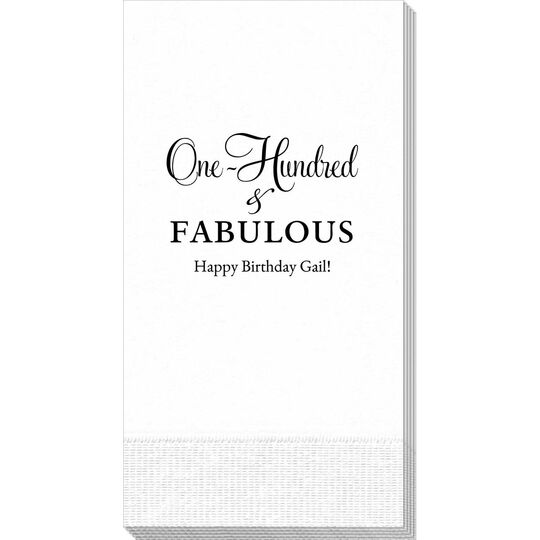 One Hundred & Fabulous Guest Towels